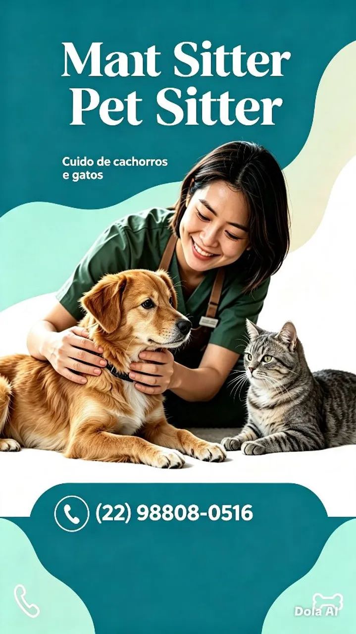 Pet Sitter - Cuido do seu cachorro e gato 