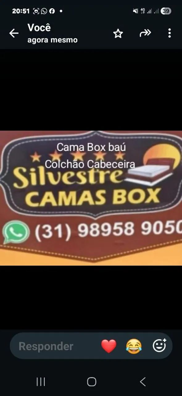 Cama Box casal ortopédica base baú Colchões 