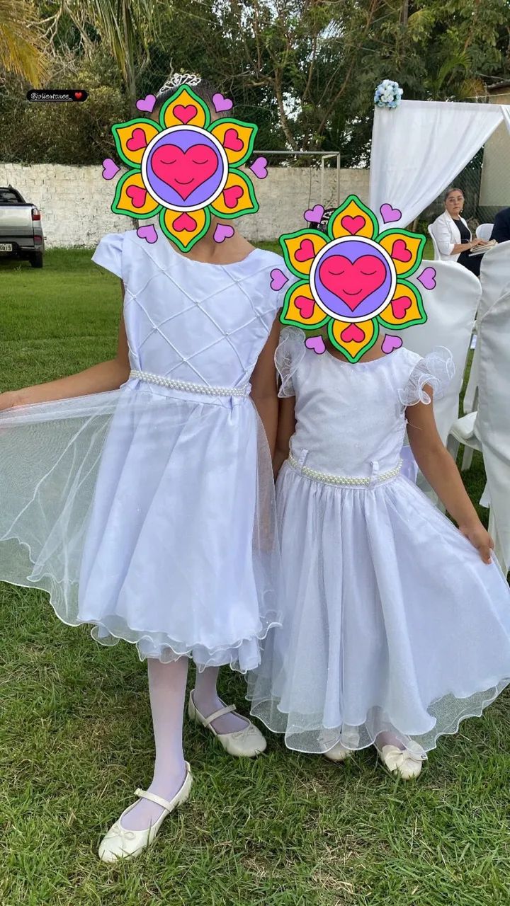Vestido de festa infantil 