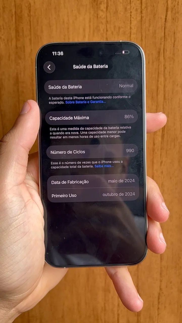 iPhone 15 Pro | 128GB - 86% | Avalio iPhone na troca - Foto 5