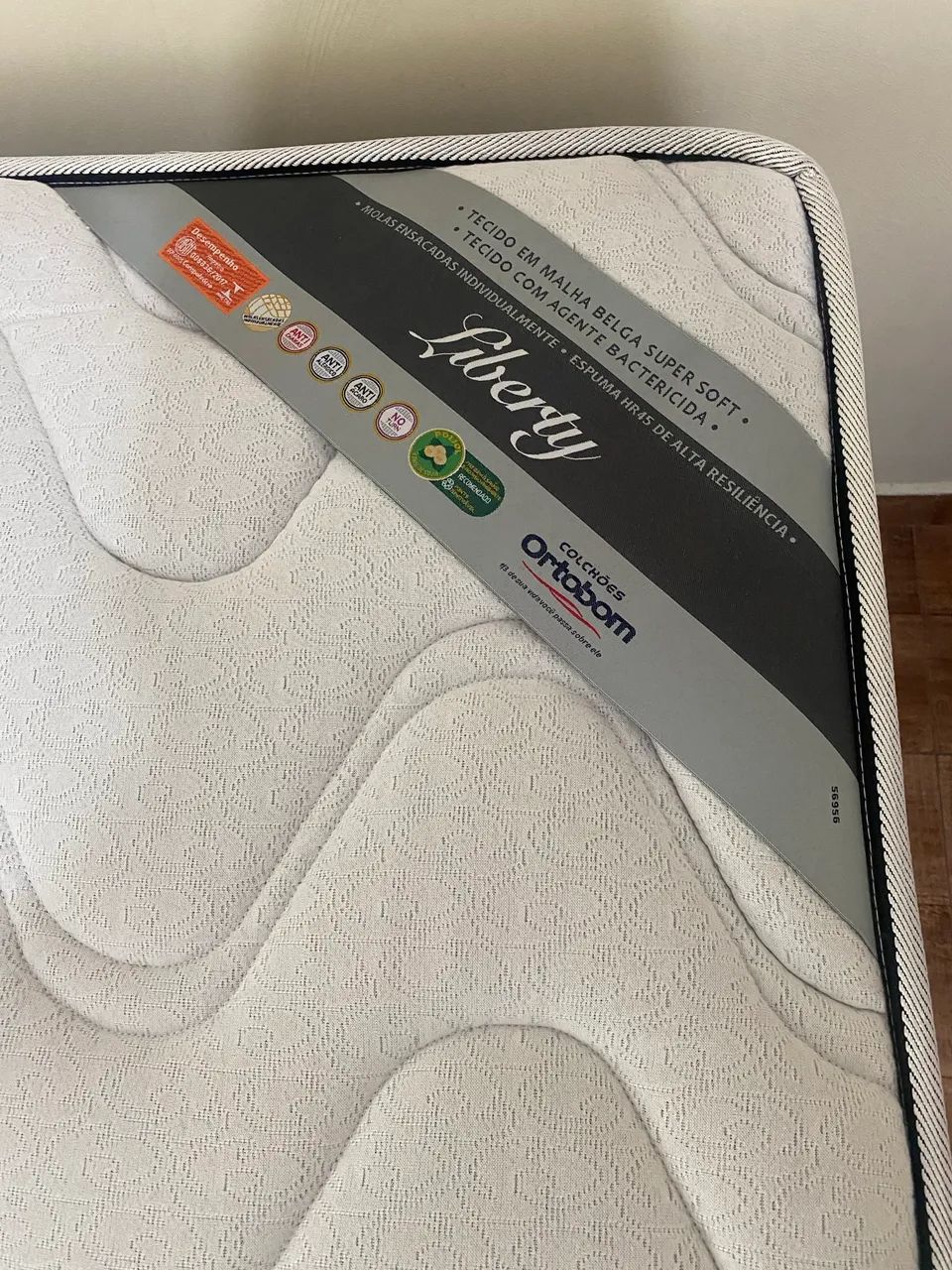 Cama box Queen Ortobom Liberty - molas ensacadas - Foto 2