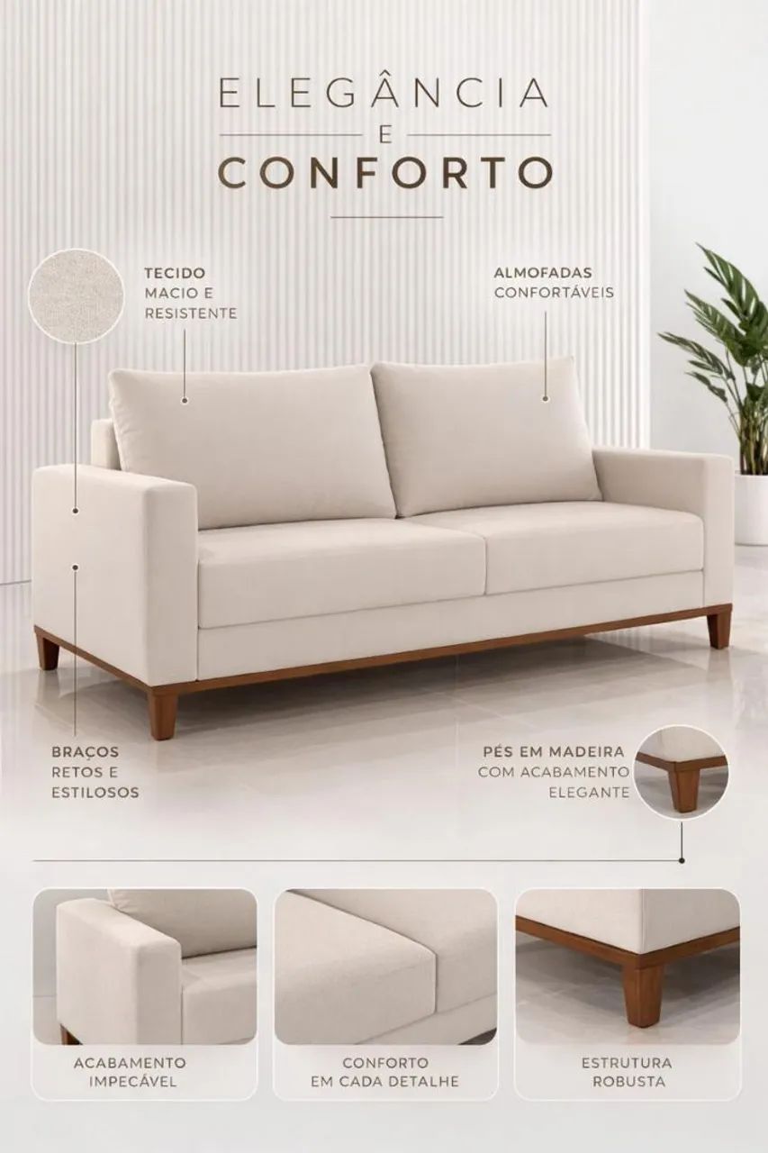 Sofá elegância e conforto  - Foto 3
