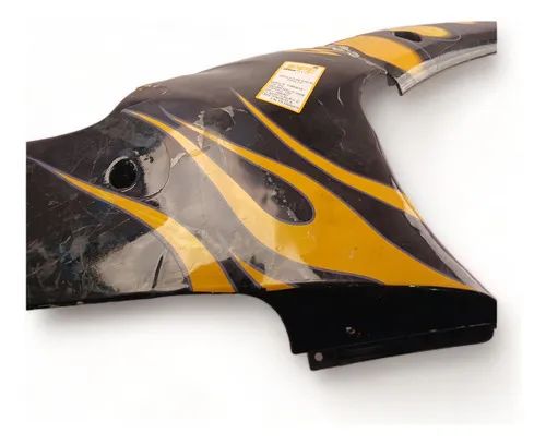 Spoiler Inferior Direito Avaria Yamaha Yzf R6 2008 Verde-escuro - Foto 4