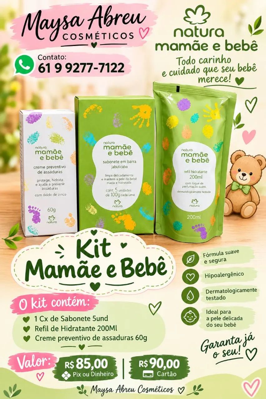 Kit MAMÃE E BEBÊ 