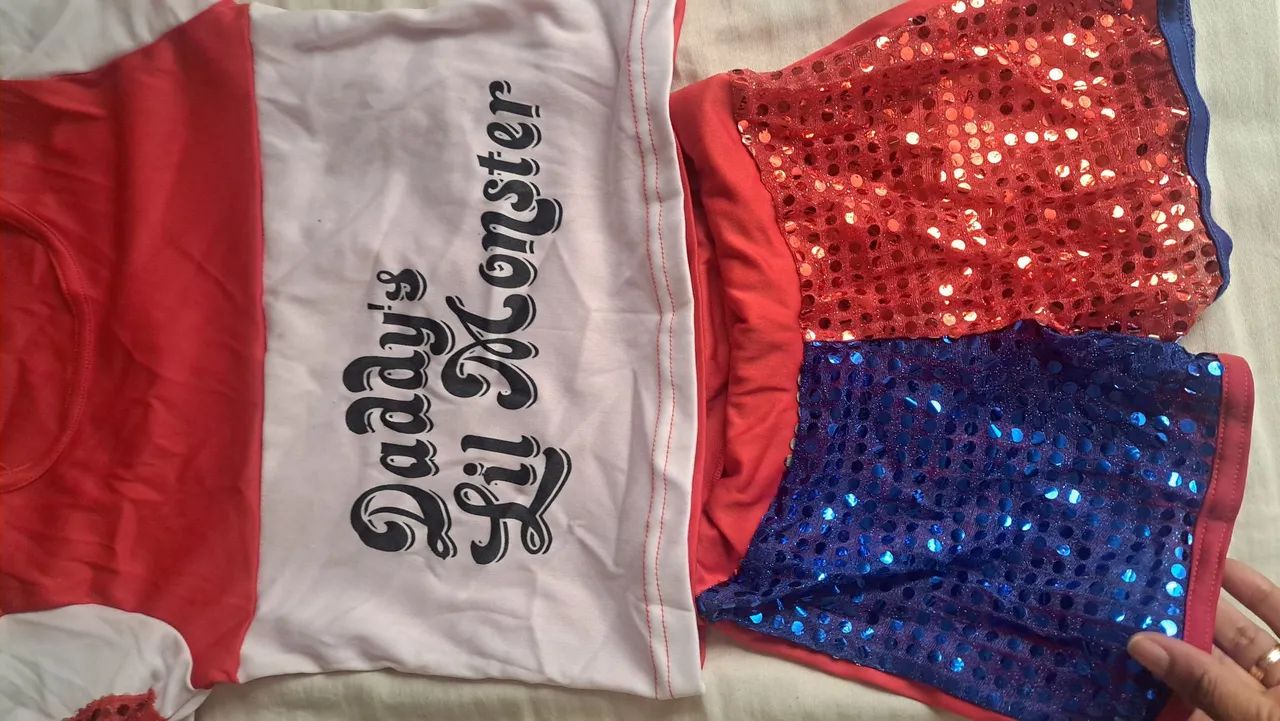 Conjunto fantasia arlequina - Foto 3