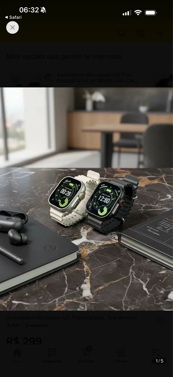 Smartwatch ultra U5  - Foto 3