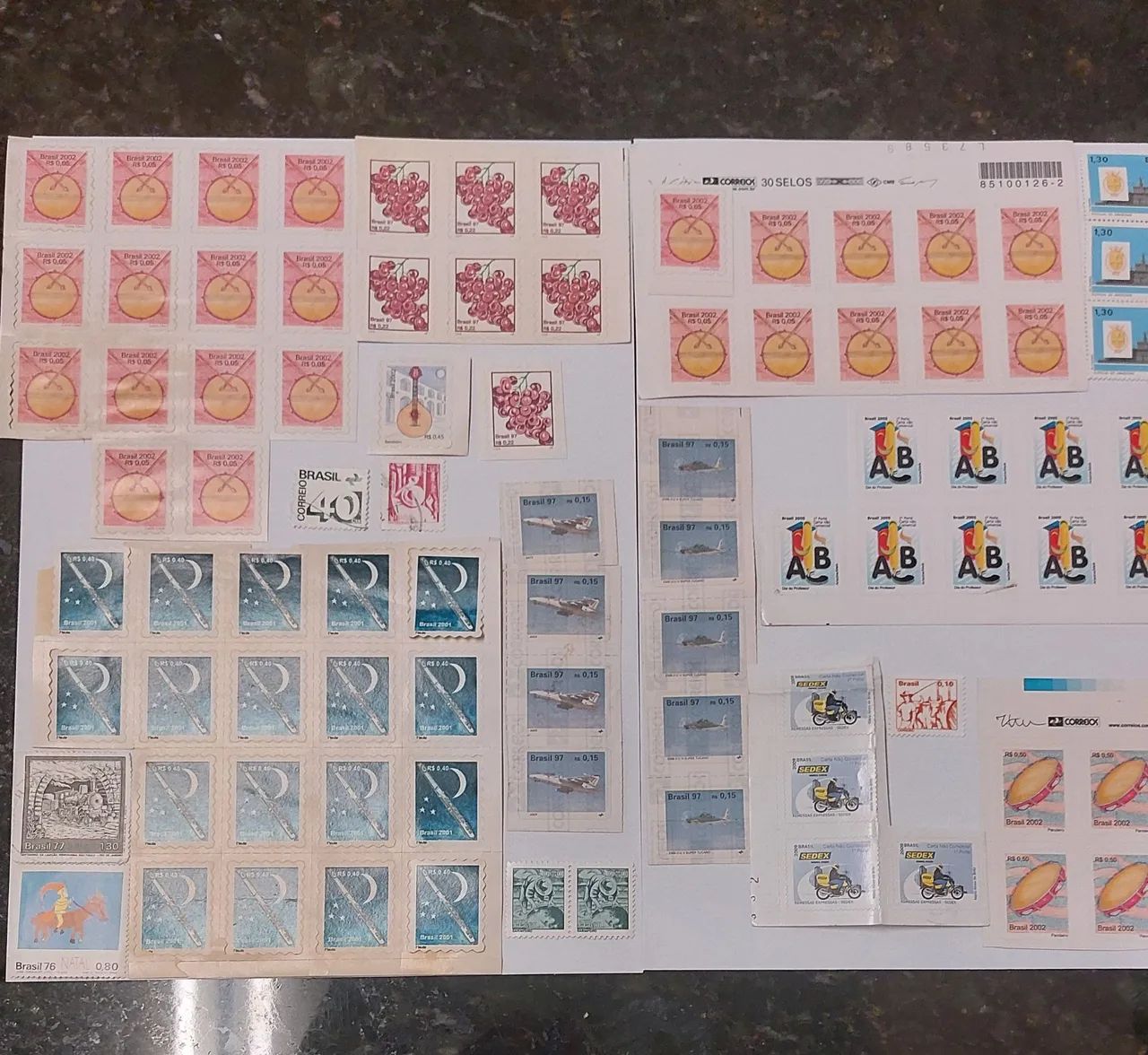 Lote de selos década 70/80/2000 - Foto 2