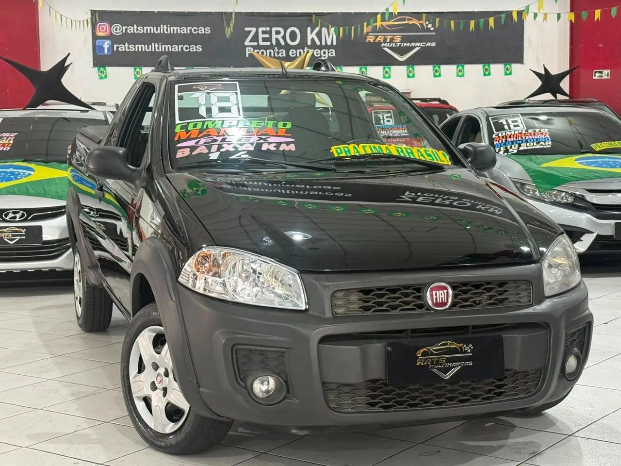 Fiat Strada Working Hard 1.4 Fire Flex 8V CS 2018 - Foto 3