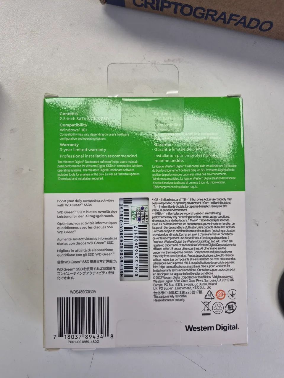 SSD WD GREEN LACRADO - Foto 2