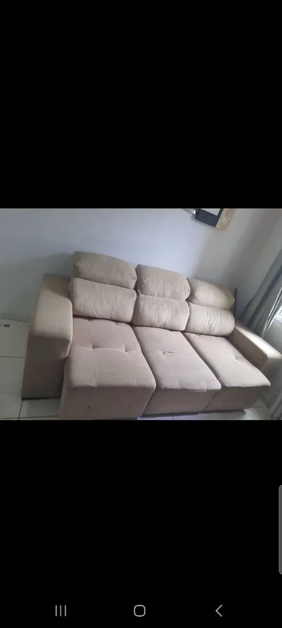 Sofa retratil e reclinavel - Foto 4