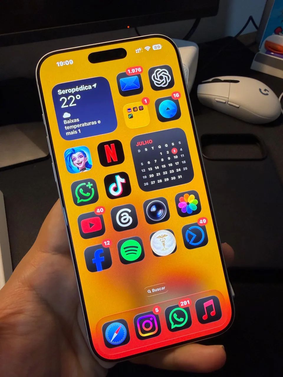 iPhone 17 pro max 512GB +(nota fiscal e acessórios) - Foto 2