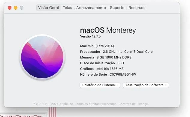 Mac Mini Apple Late 2014 i5 2.6GHz 8GB RAM SSD Excelente estado  - Foto 2
