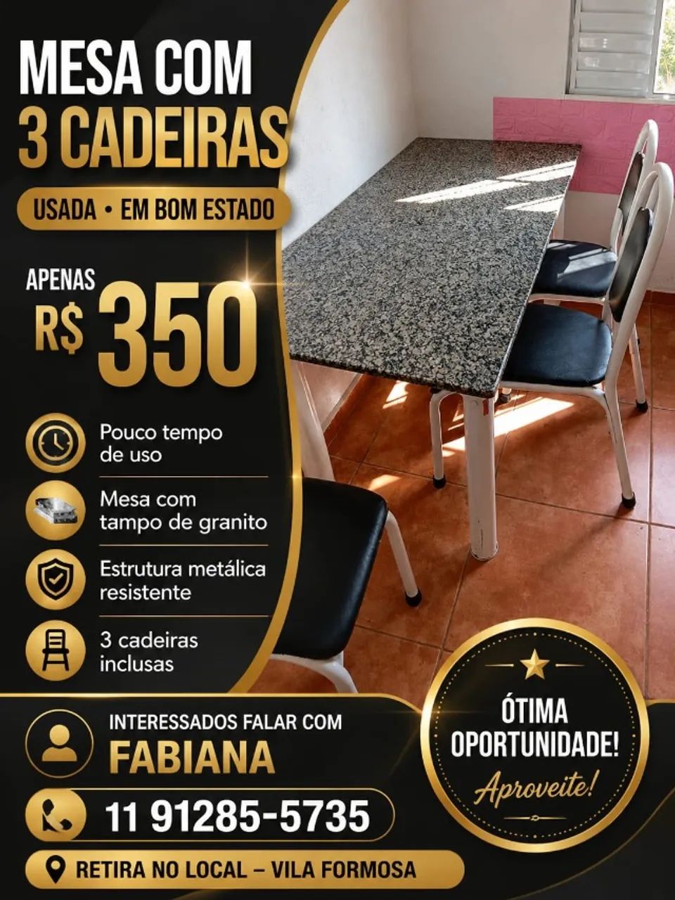 Mesa granito 