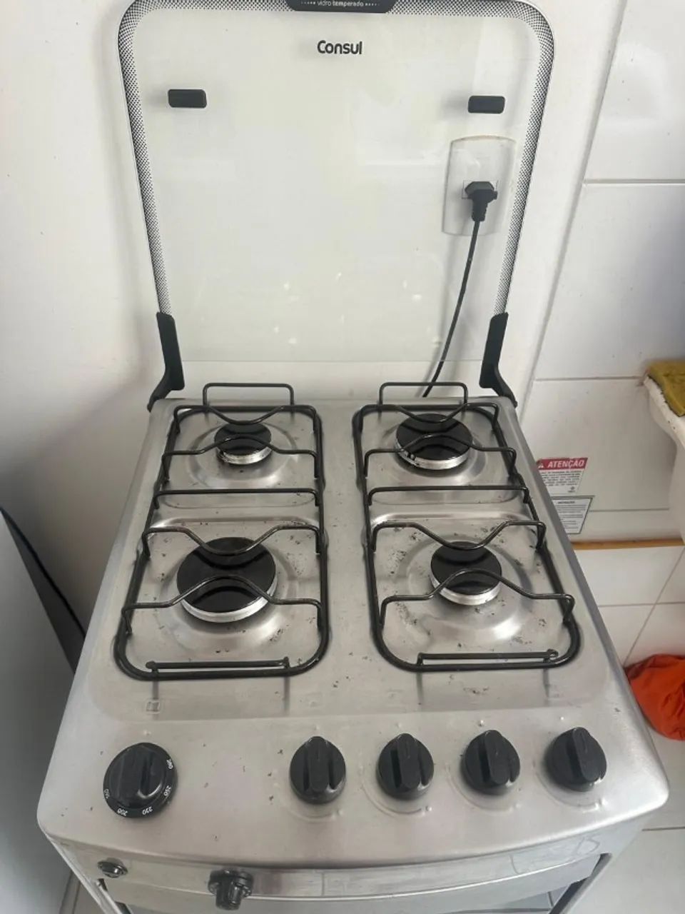 FOGÃO INOX CONSUL 4 BOCAS - Foto 3
