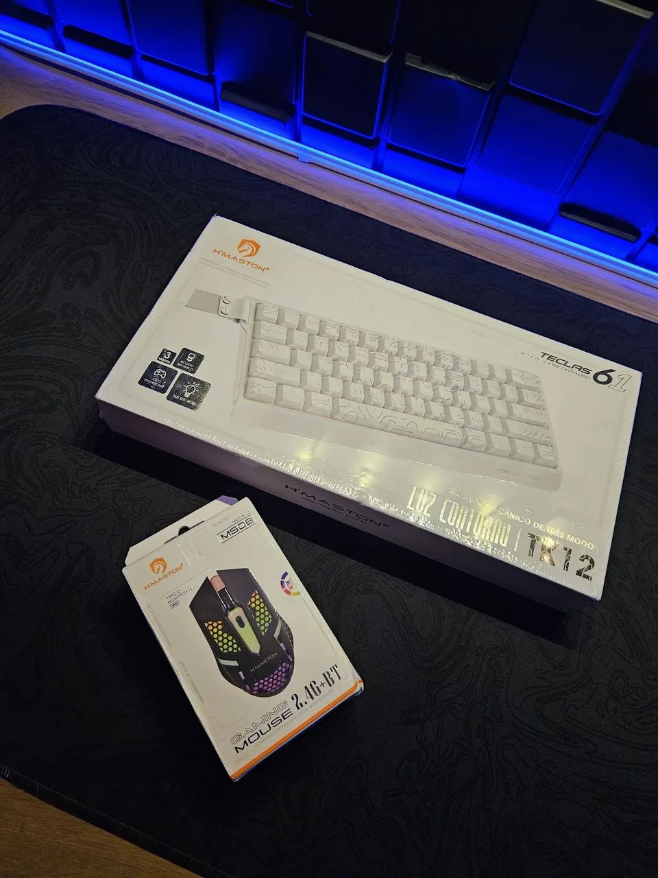 TECLADO MECÂNICO COM MOUSE