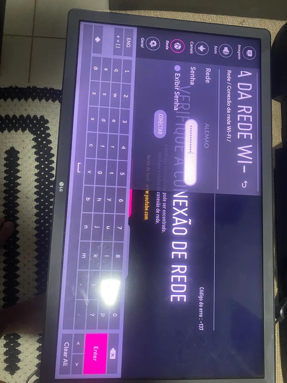 Tv LG 32 polegadas smart 