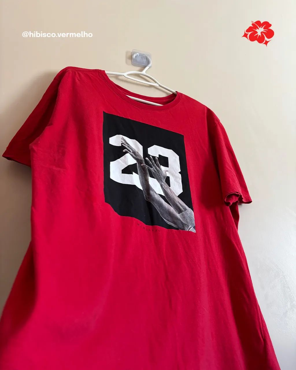 camisa jordan vermelha - Foto 2