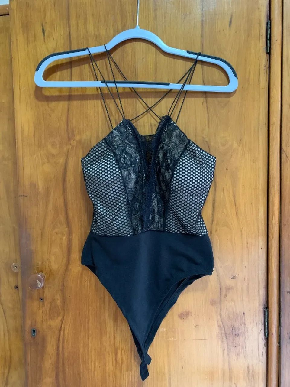 Body preto rendado P