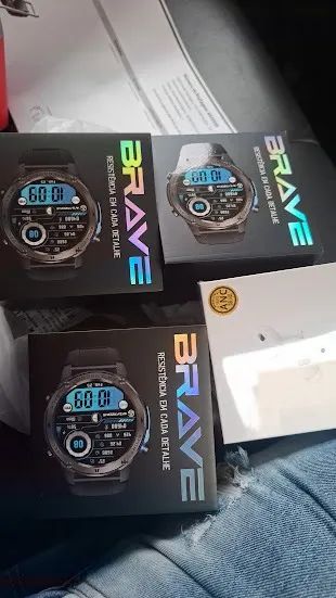 Relogio A prova dagua Brave Smartwatch Brave com GPS integrado - Foto 3