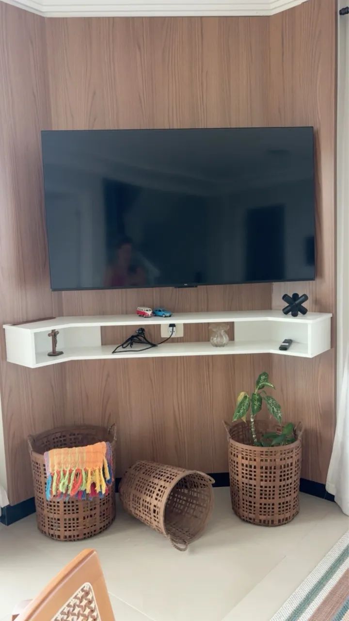 Painel tv curvo  pega tv até 55 polegadas 
