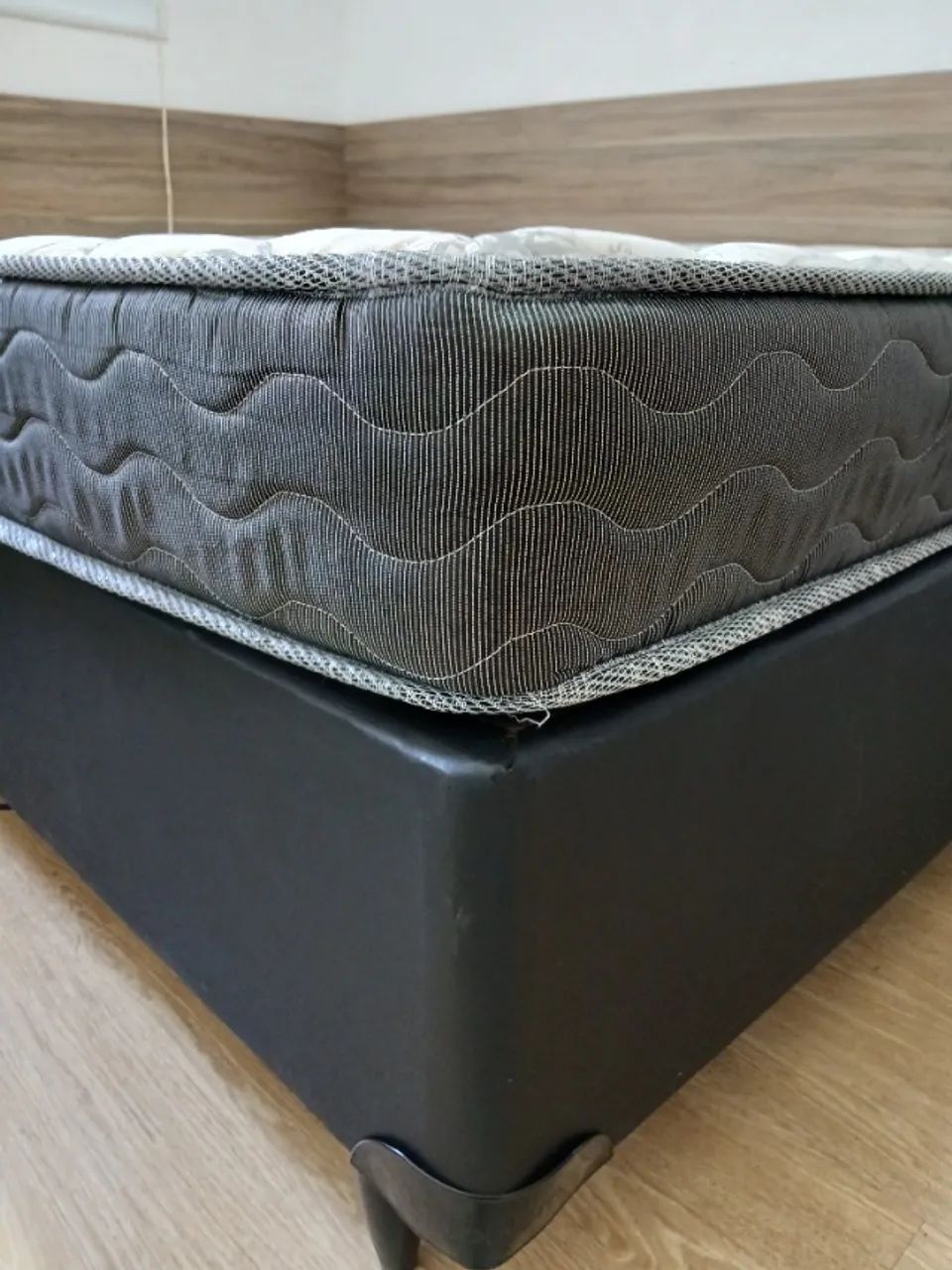 Cama de casal com colchão em excelente estado, ortobom - Foto 5