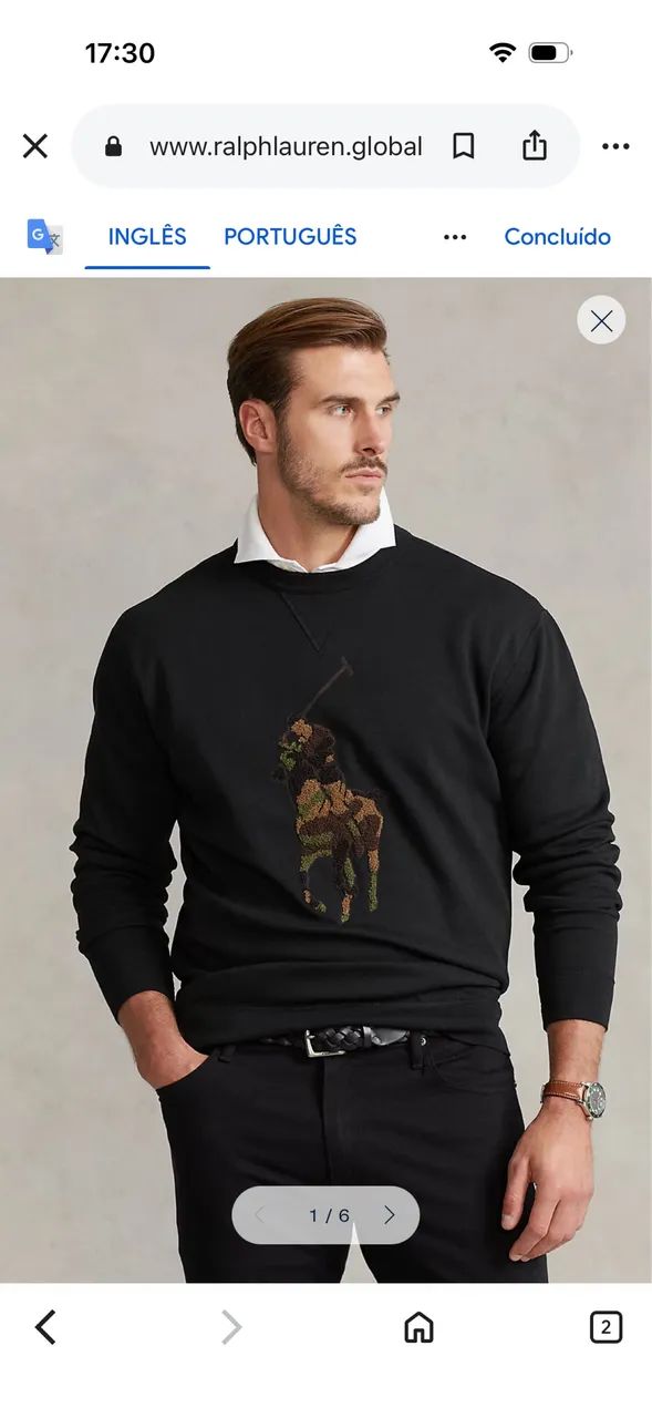 Moletom masculino Ralph Lauren  - Foto 2