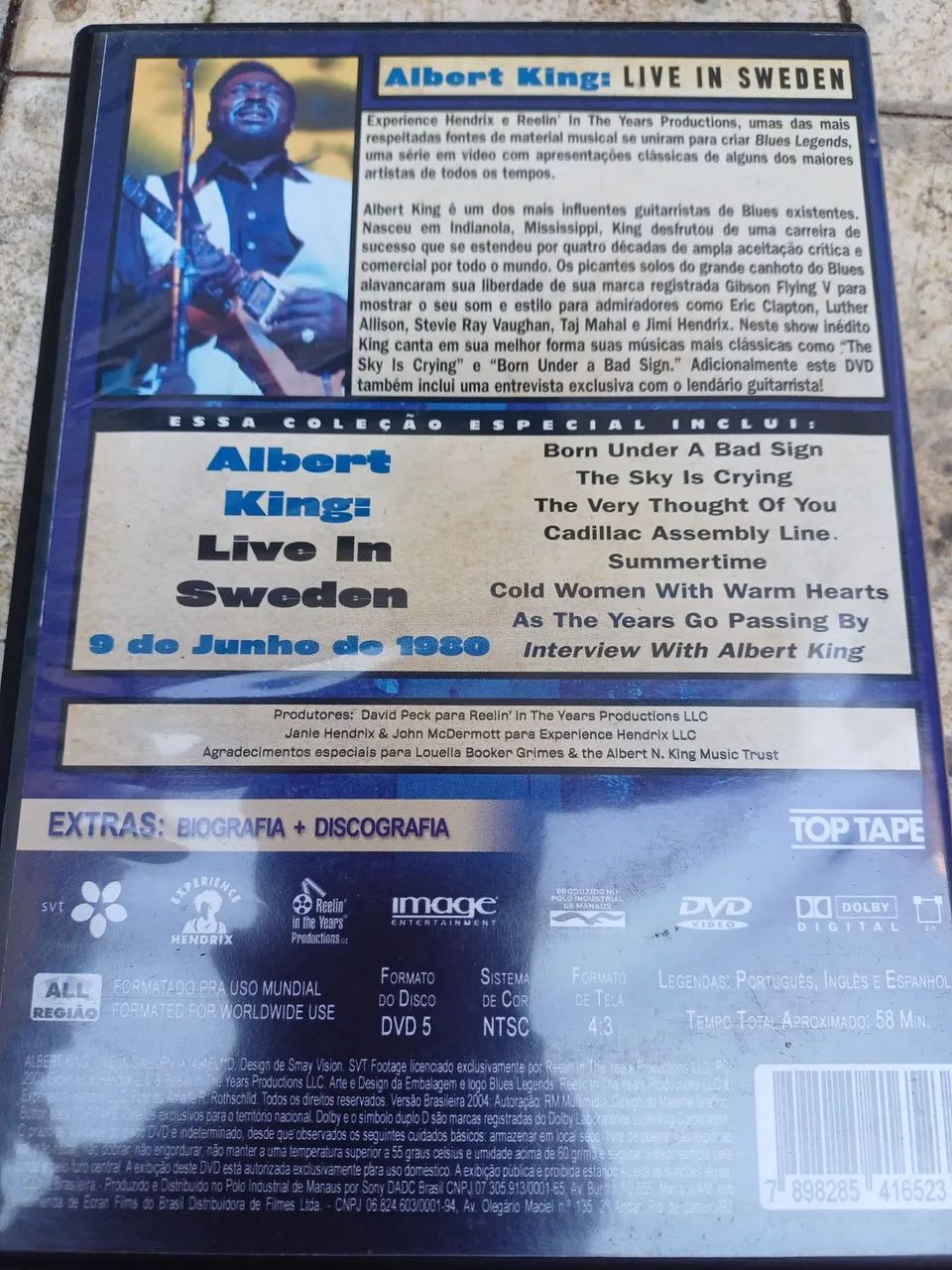 DVD Albert King Live in Sweden - Foto 2