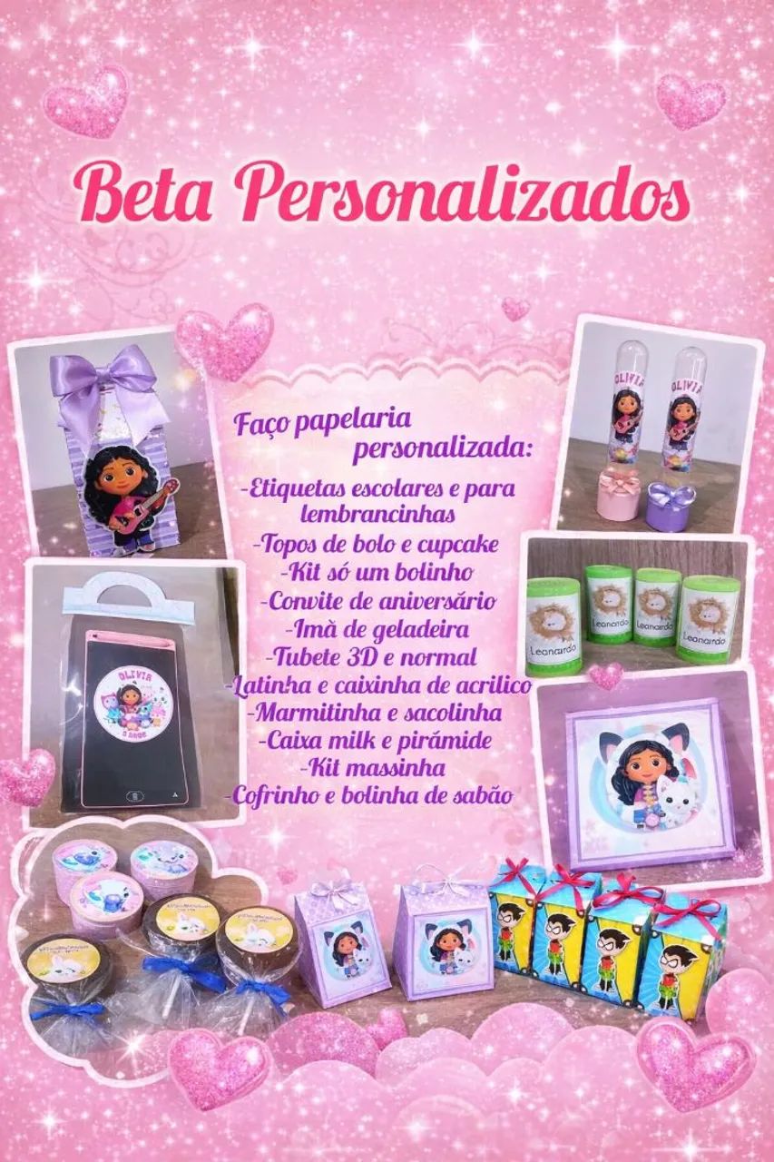 Papelaria personalizada 