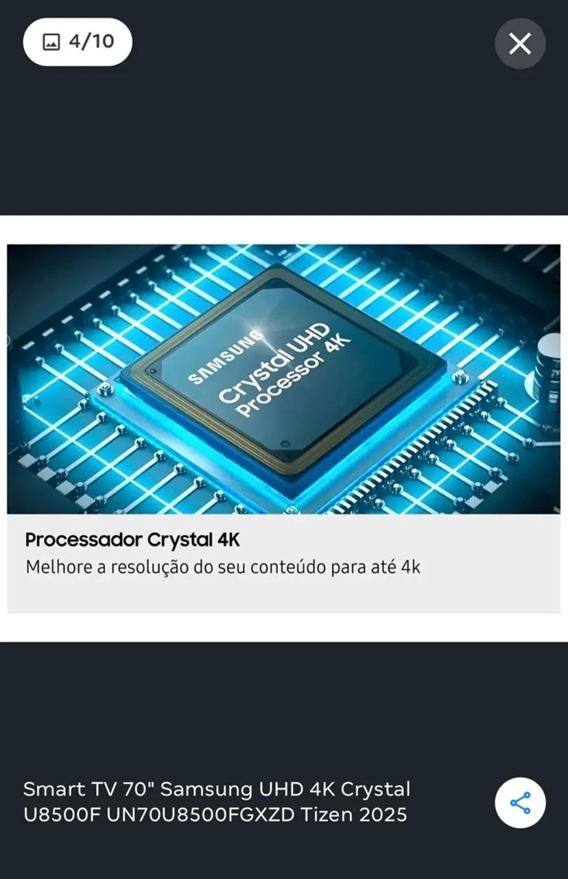 VENDO TV 70 POLEGADAS SAMSUNG. ZERADA! 3.500,00. - Foto 5