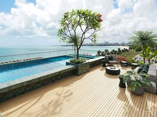 Flats de Alto Padrão à beira-mar do Jardim Oceania - Foto 4