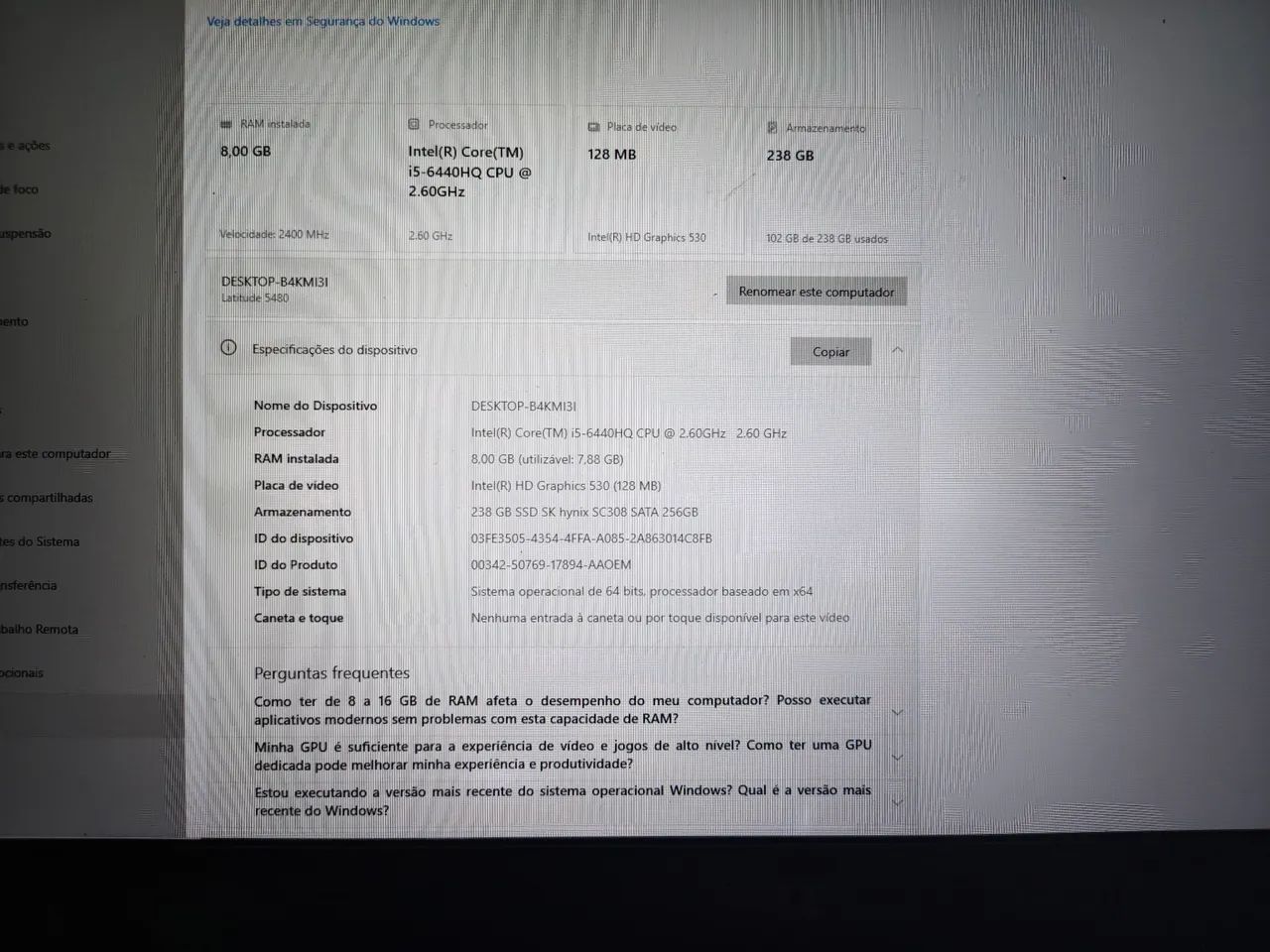 Notebook Dell 8RAM I5 - Foto 3