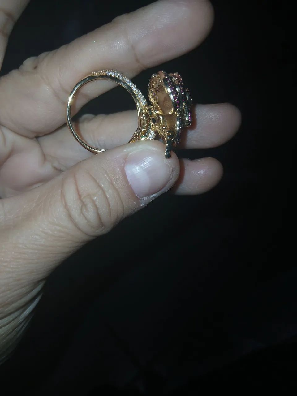 Semi anel de rosa lindo 60 reais  - Foto 3
