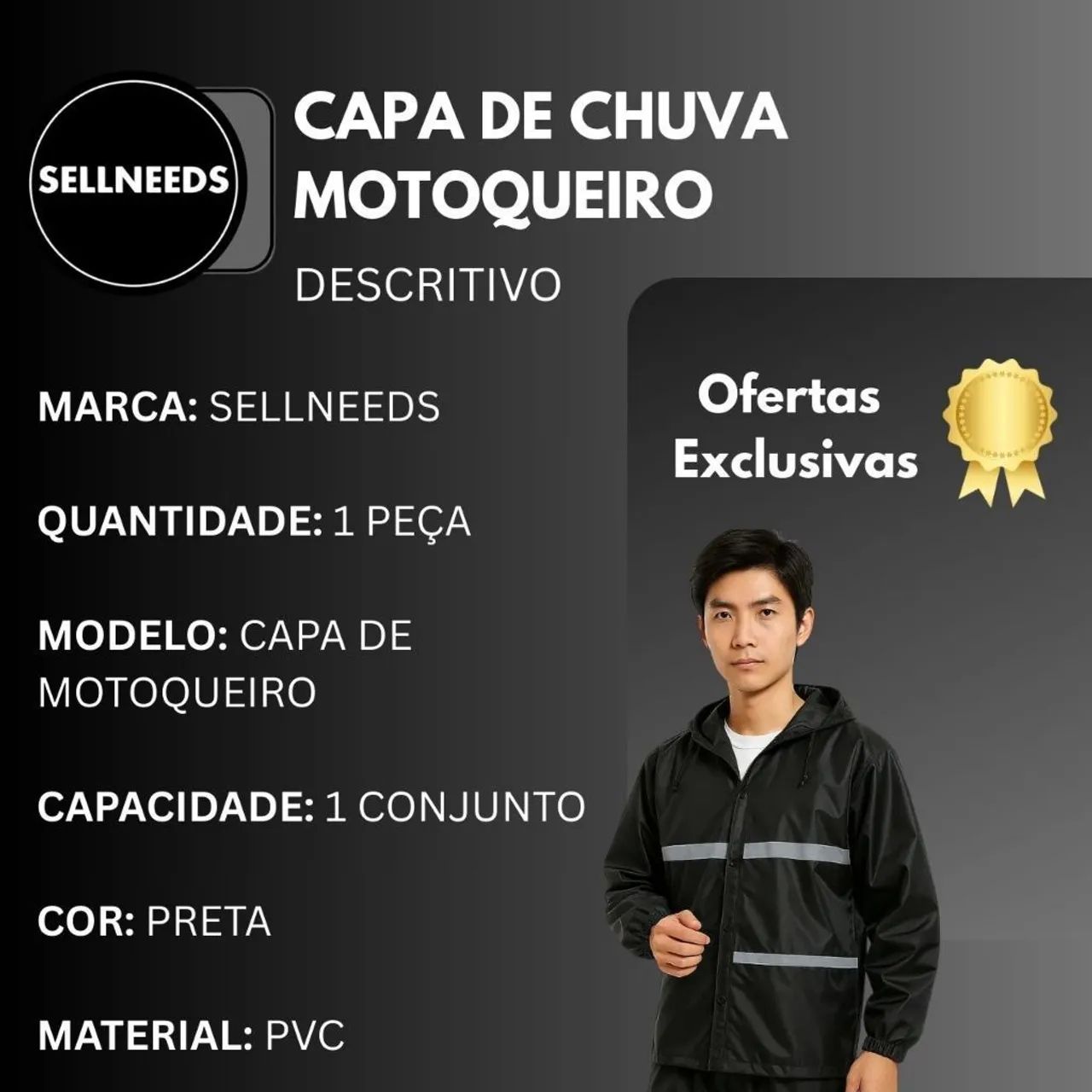 Capa de Chuva - Foto 3