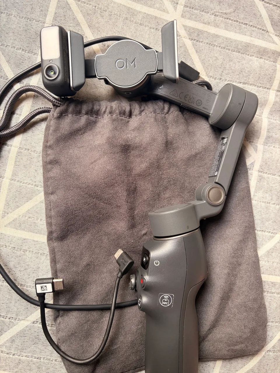 Gimbal osmo móbile 8 com módulo multifuncional 