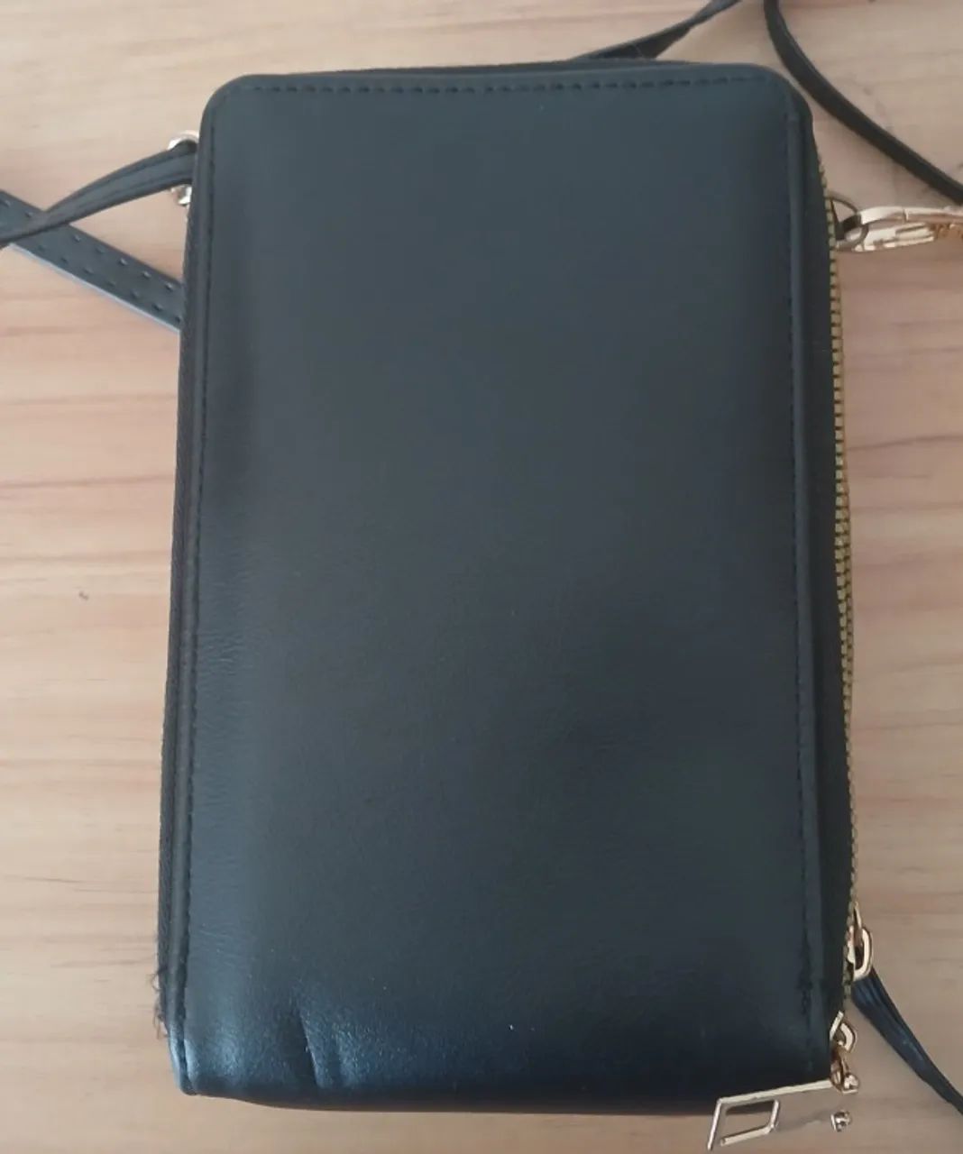 Bolsa Carteira Feminina Mini Transversal Preta - Compacta e Funcional - Foto 3