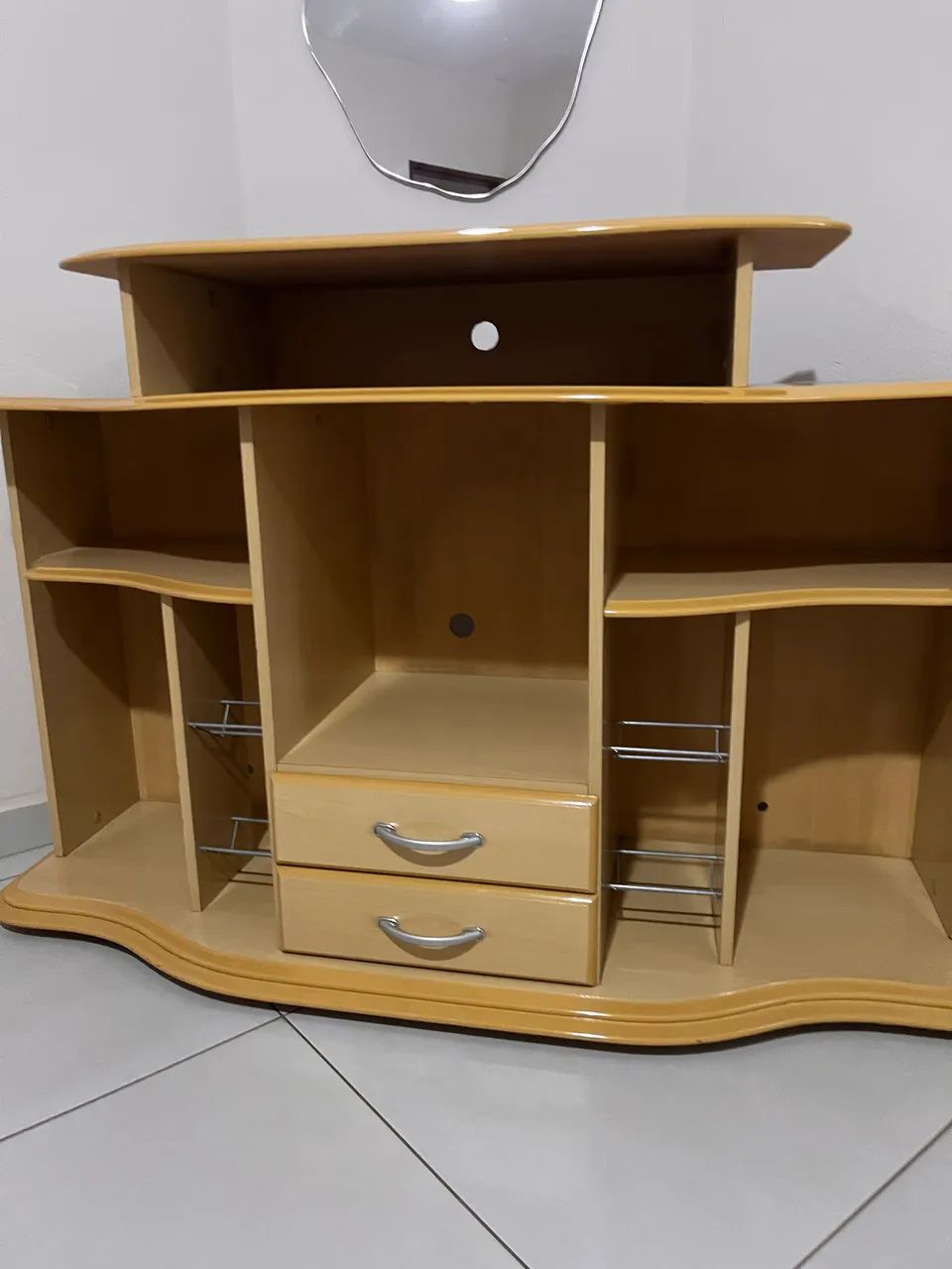 Rack para sala marfim.