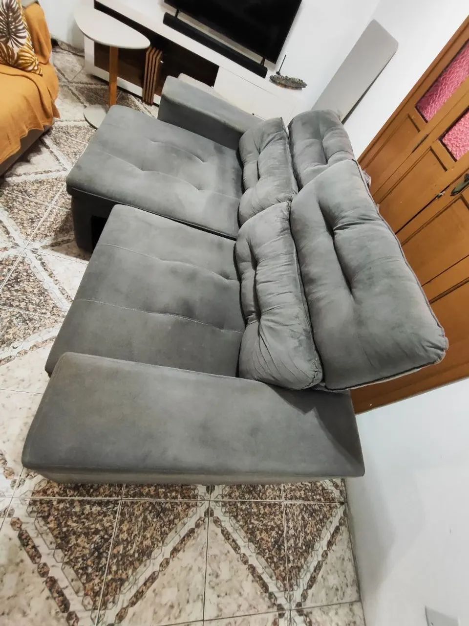 Sofá 3 lugares retrátil  - Foto 2
