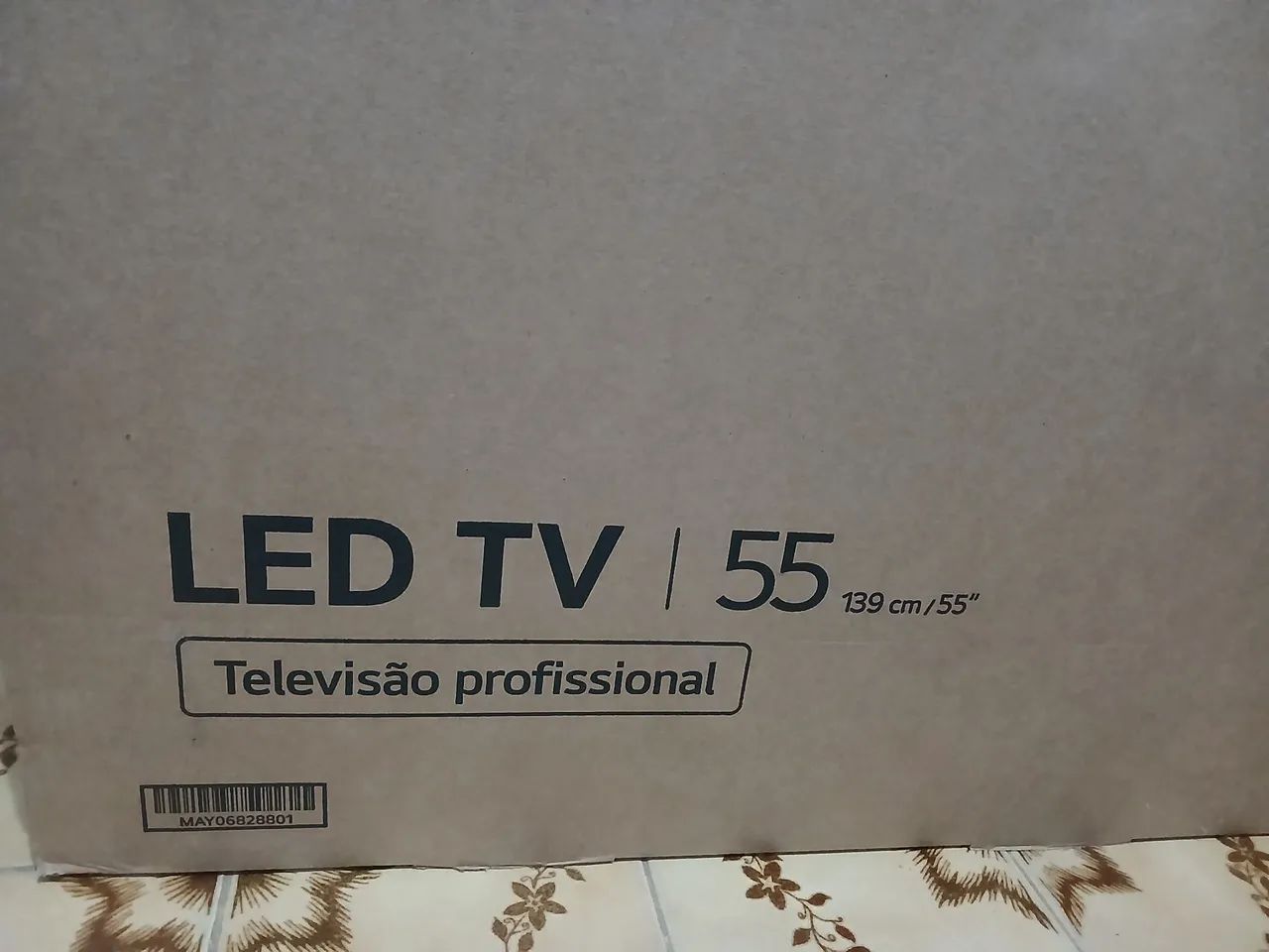 Caixa para TV 55 polegadas com isopor - Foto 2
