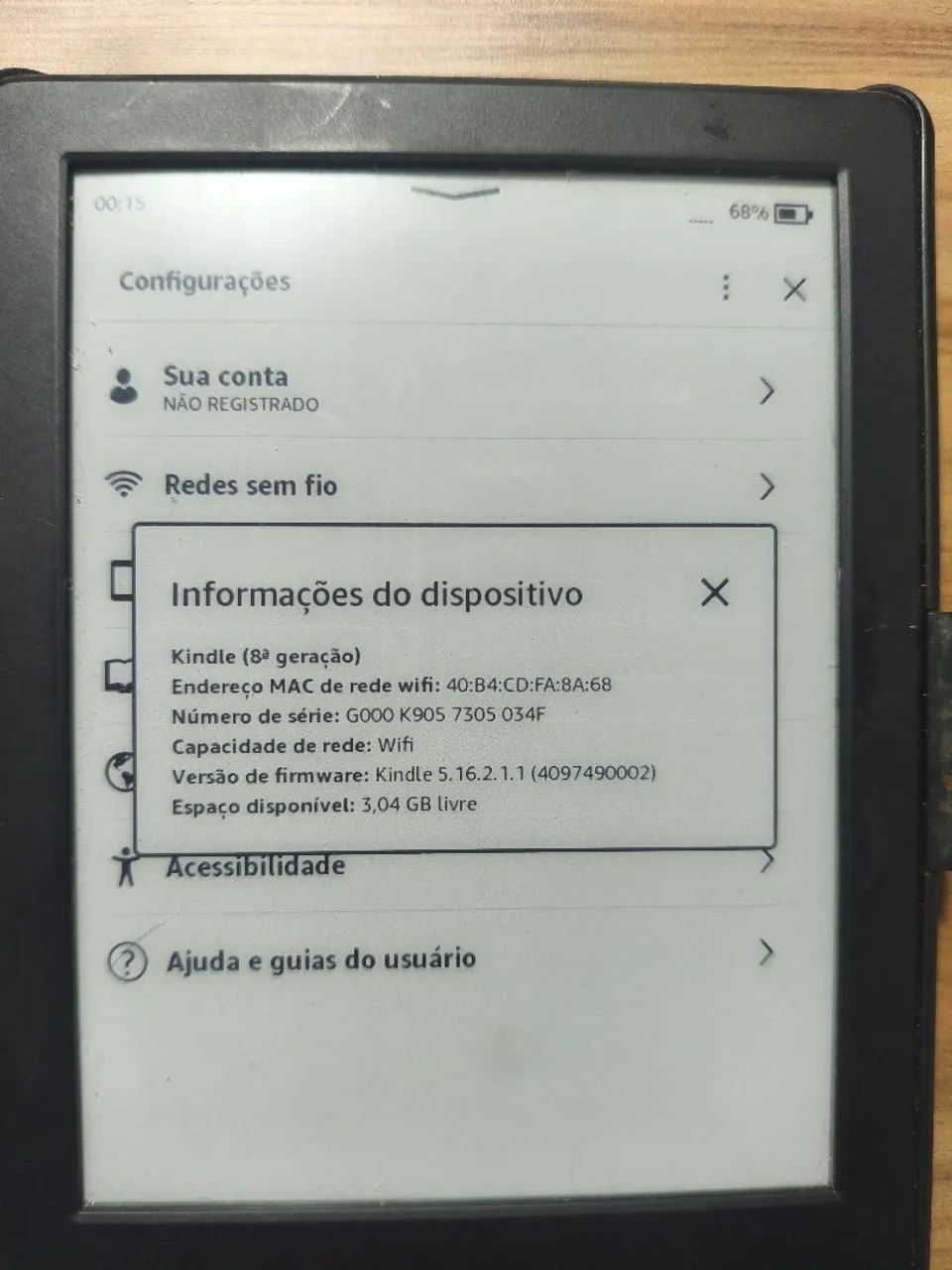 Kindle 8° Geração + Capa Original Amazon - Foto 4