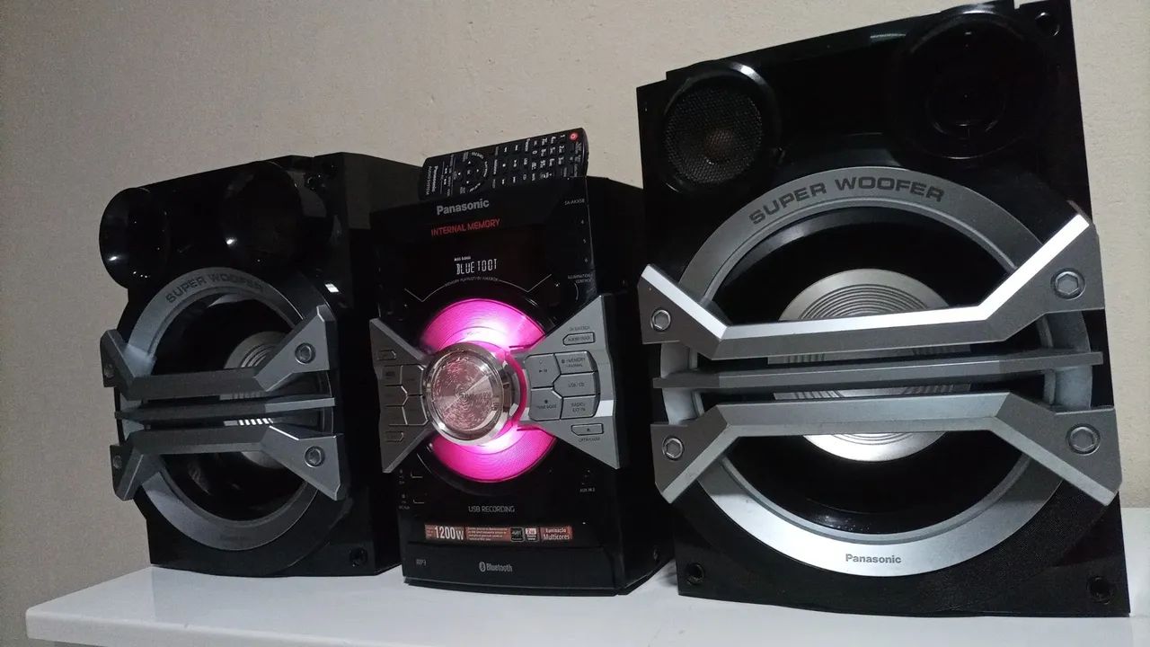 Aparelho de som Panasonic /Bluetooth. *Top de linha