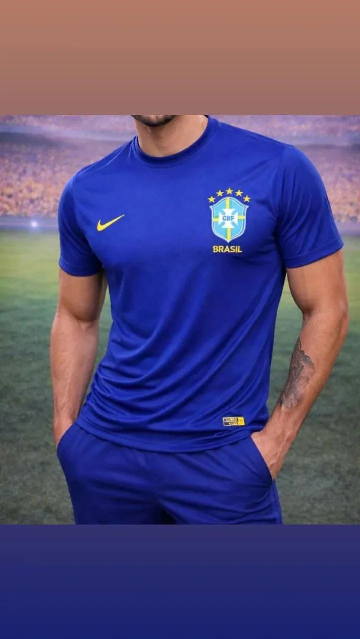 Camisa Brasil Dry Fit  - Foto 4