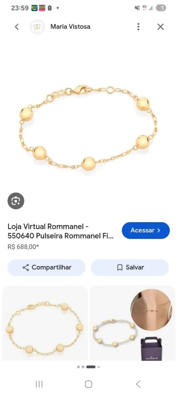Pulseira rommanel