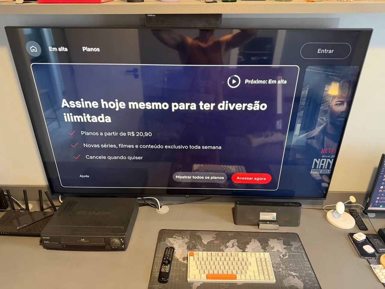 Vendo TV LG 65 - 4K UHD - NOVÍSSIMA! - Foto 3