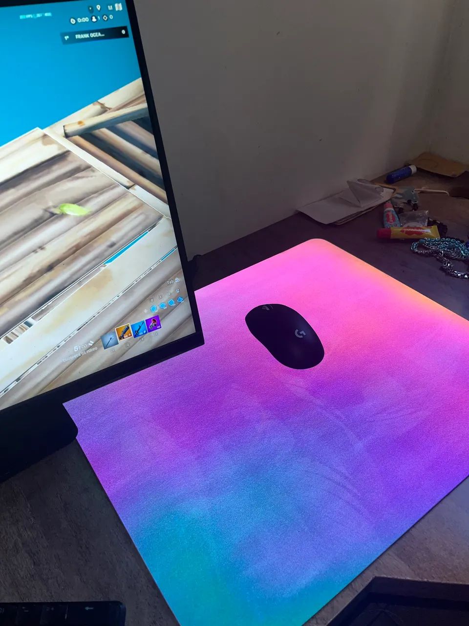 Mousepad Fantech Strikepad com Infusão de Vidro (1 mês de uso) - Foto 2