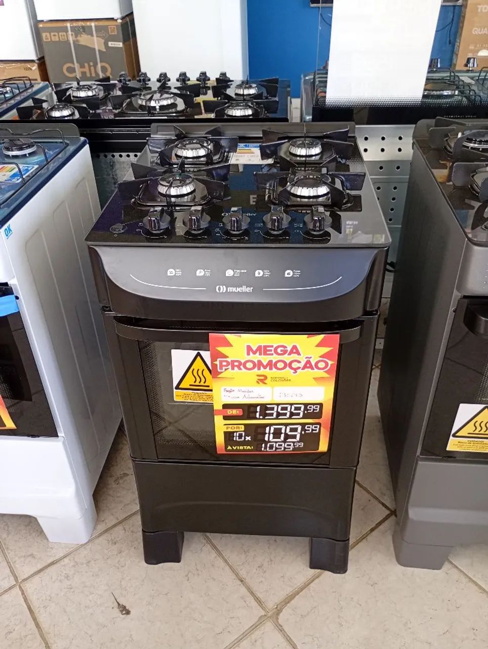Fogão Mueller 4 Bocas Automático 