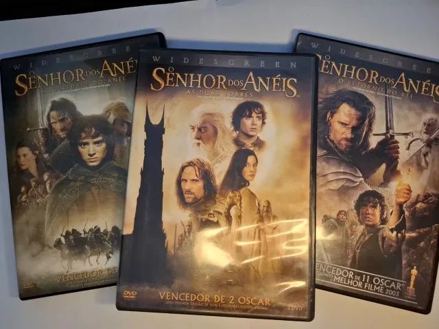 Trilogia O Senhor dos Anéis DVD Original | Sociedade do Anel +