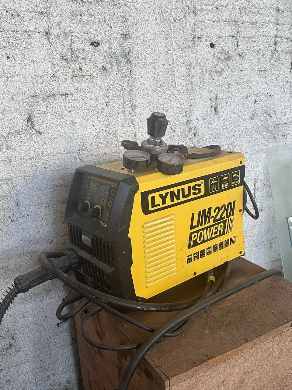 inversora de solda multiprocesso Lynus LIM-220i Power. - Foto 3