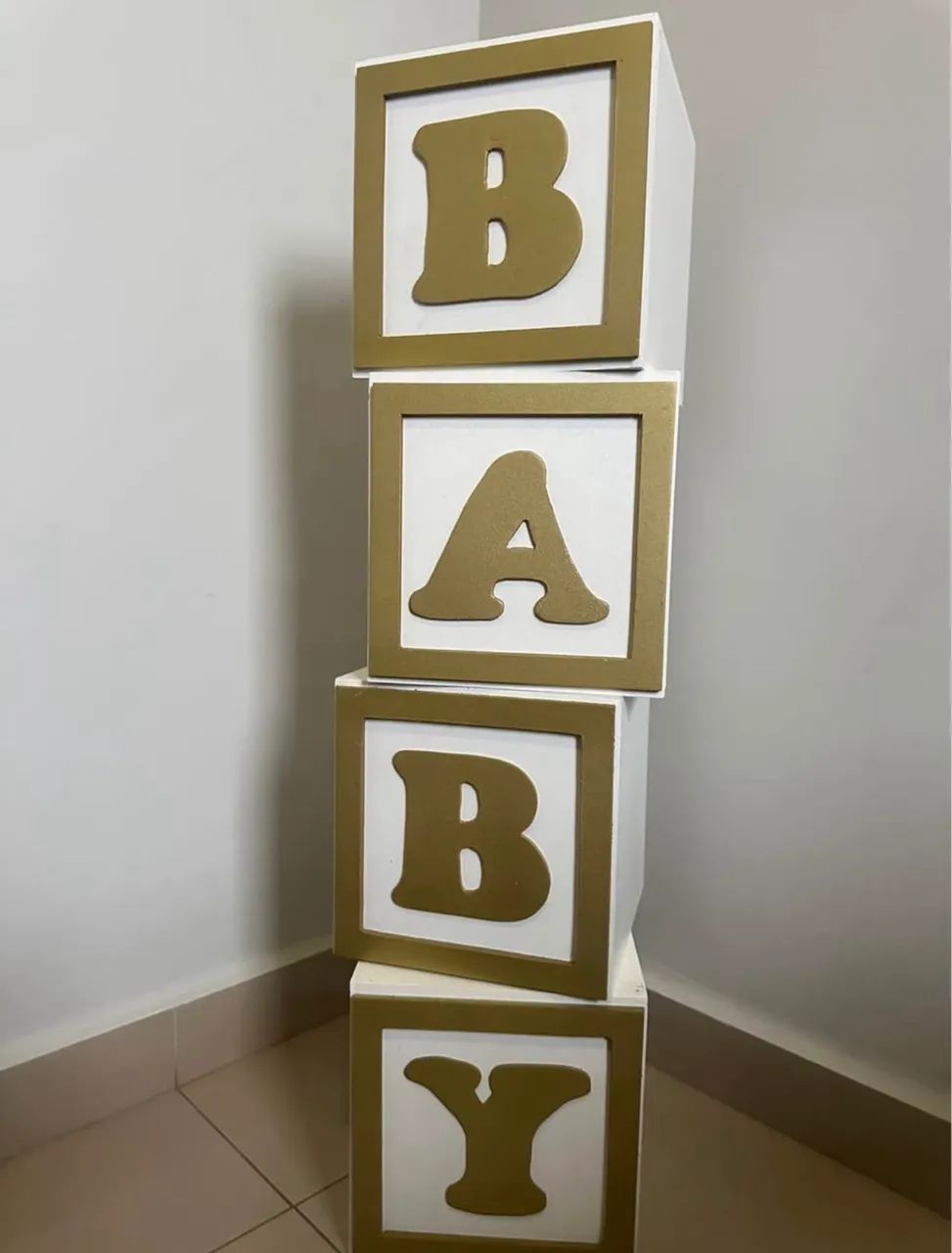 Cubos BABY para decoração em MDF - Foto 3
