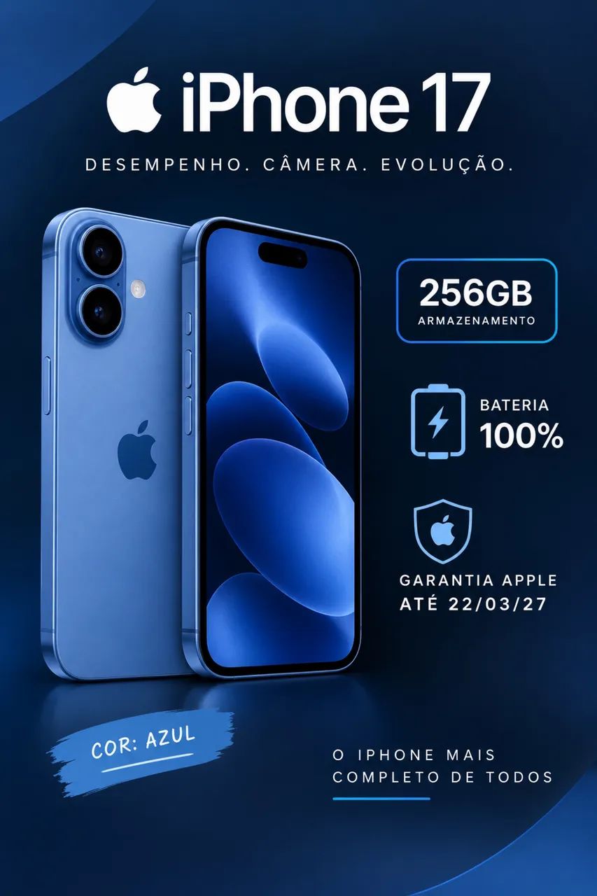 iphone 17 256GB garantia Apple 2027