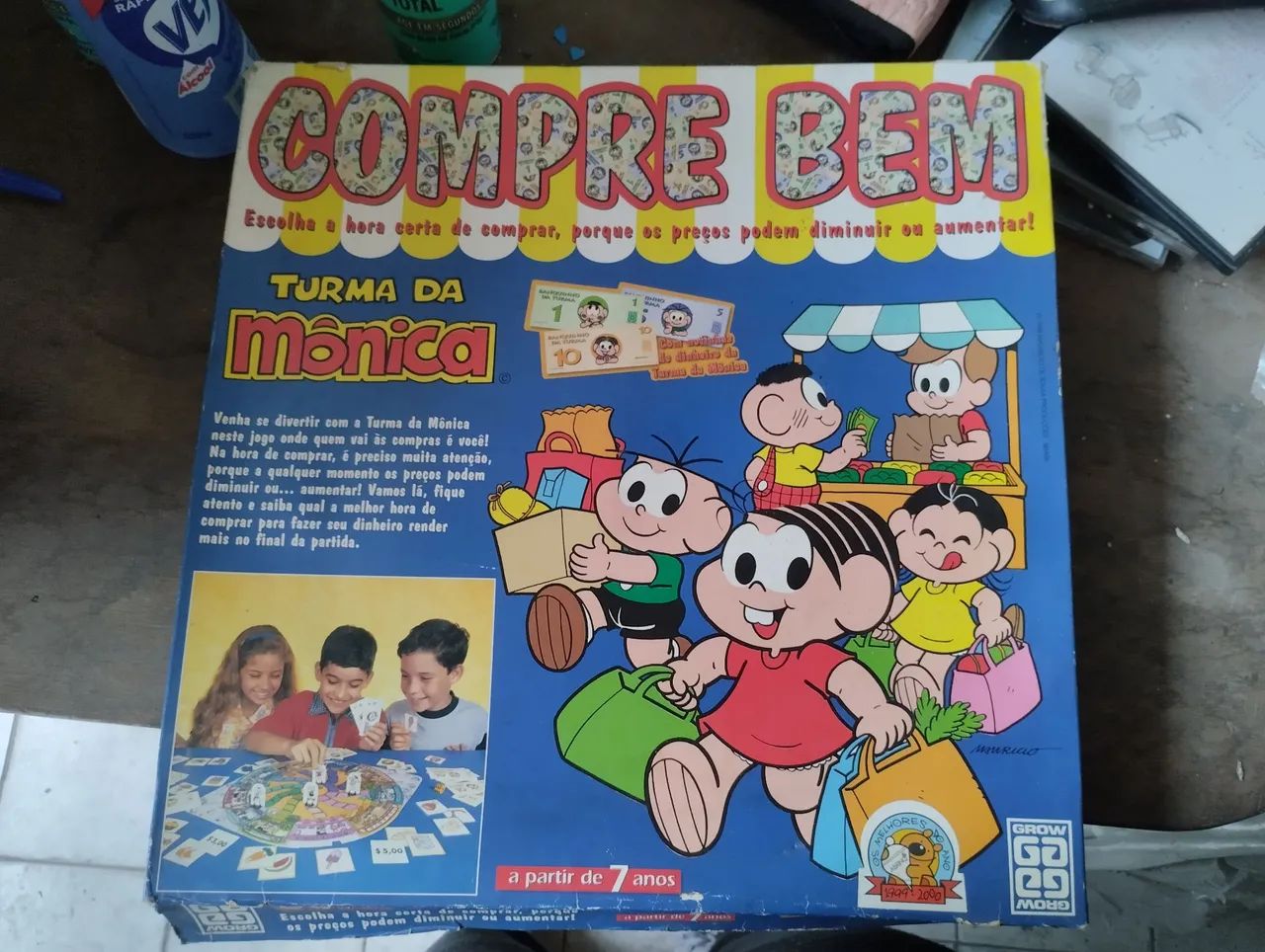 Jogo compre bem Turma da Monica vintage